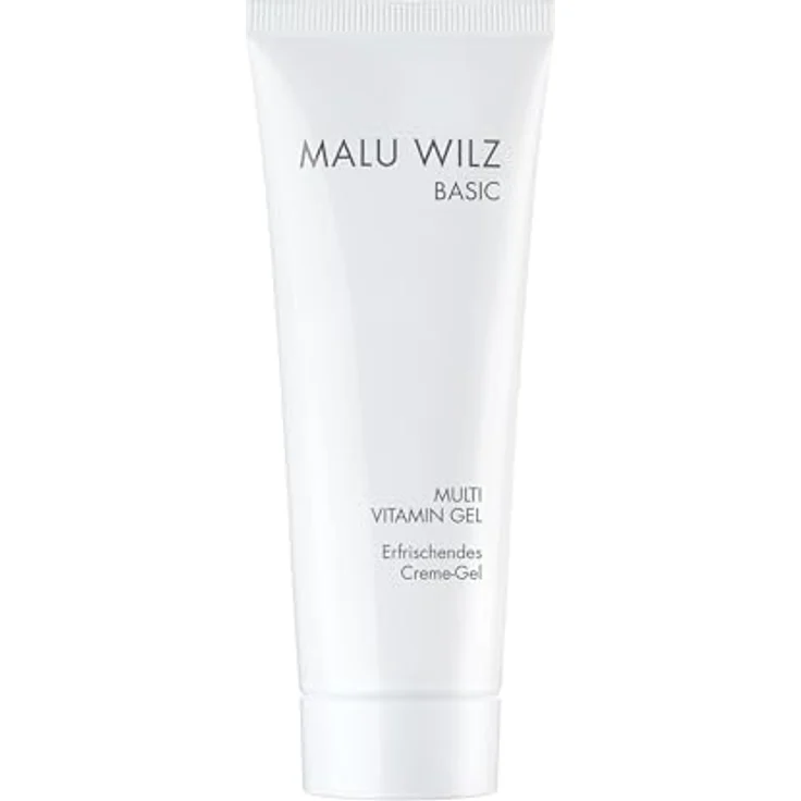 Malu Wilz Basic Multi Vitamin Gel 75 ml, vitalisierende Gesichtscreme mit Hyaluronsäure und Vitaminen für intensive Feuchtigkeit und Hautschutz – Bild 1
