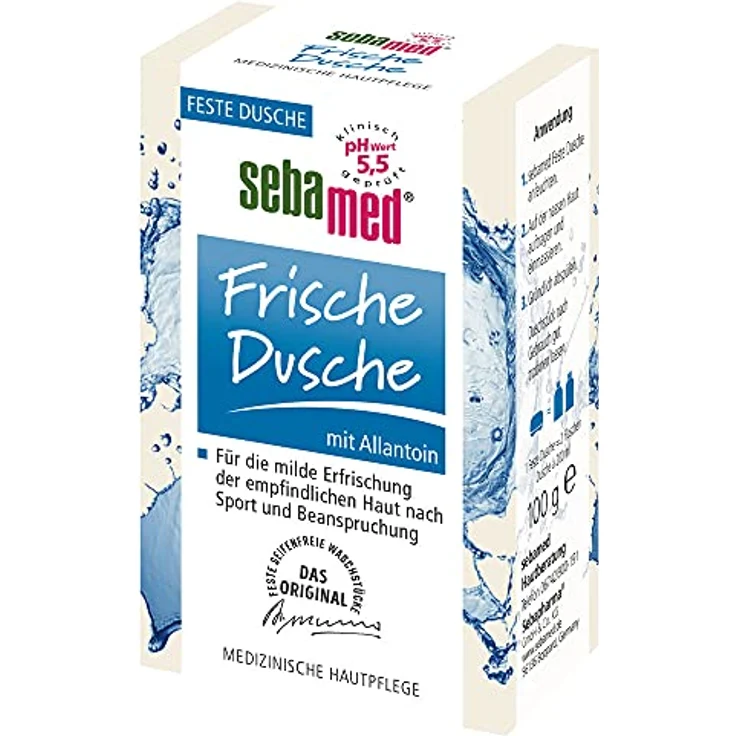 SEBAMED Frische Dusche mit Allantoin fest Duschgel, 100 g - Preisvergleich – Bild 4