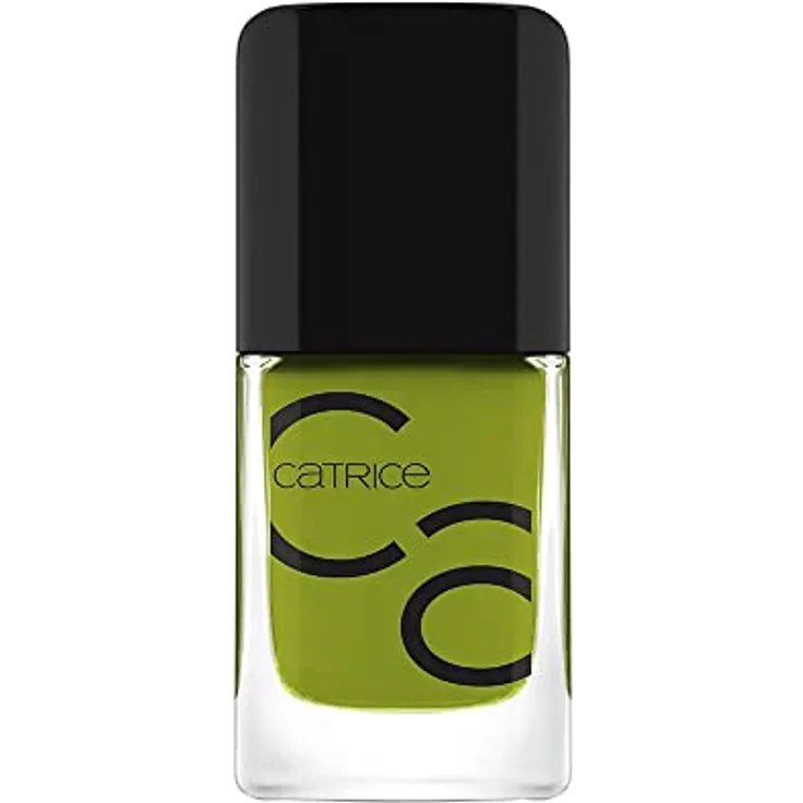 Catrice ICONAILS Gel Lacquer, Gellack, Nagellack, Nr. 126 Get Slimed, grün, langanhaltend, glänzend, ohne Aceton, vegan, Mikroplastik Partikel frei (10,5ml)