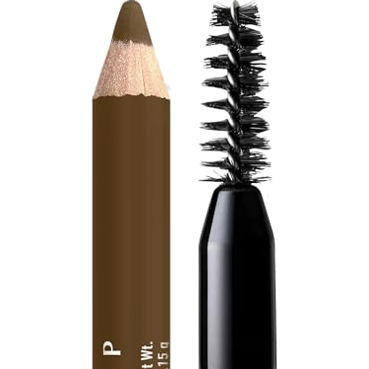 NYX Professional Makeup Powder Louder Augenbrauenstift, 1,2 g, vegane Formel, pudriges Finish, 05 Soft Brown – Bild 10