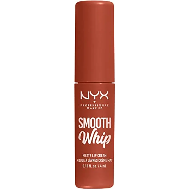 NYX Professional Makeup Smooth Whip Matte Lip Cream, pflegender Lippenstift mit hoher Pigmentierung und Shea- sowie Kakaobutter, 4 ml, Farbe FAUX FUR – Bild 2