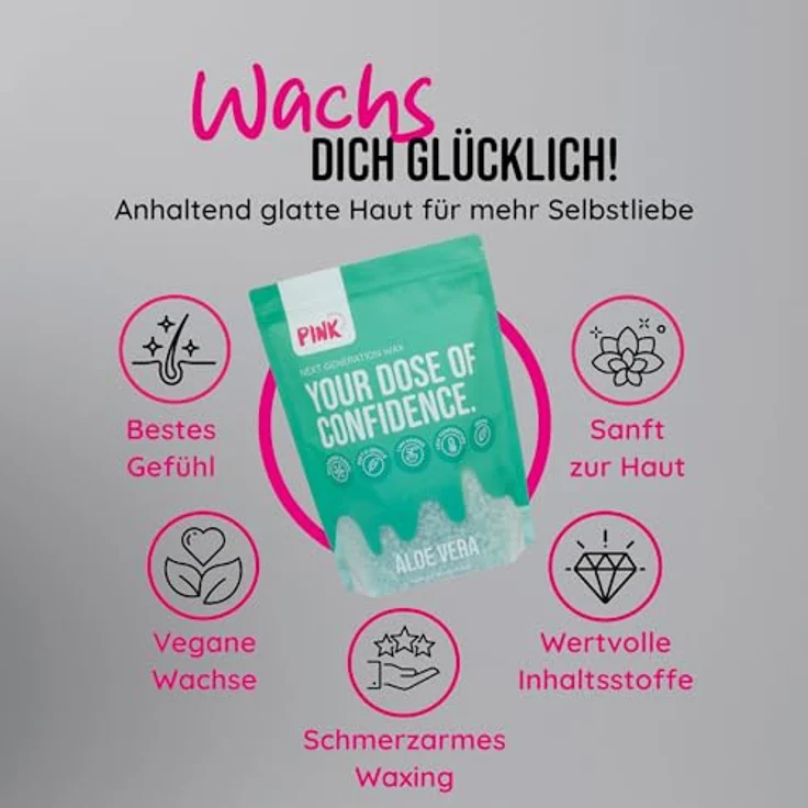Pink Cosmetics Next Generation Aloe Vera Wax 800 g – Bild 8