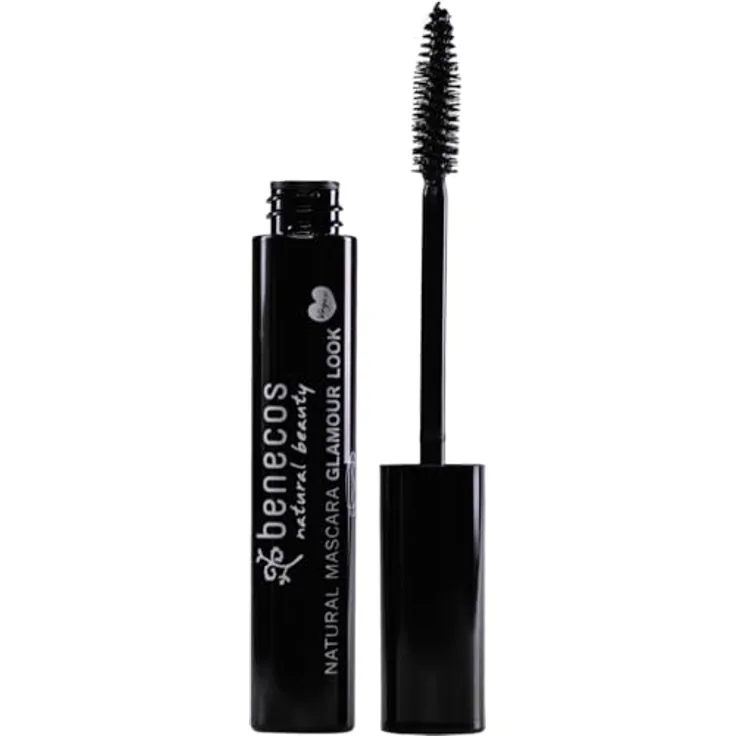 benecos Mascara Glamour Look ultimate black, 144 ml, bio-zertifiziert, tiefschwarze Farbintensität