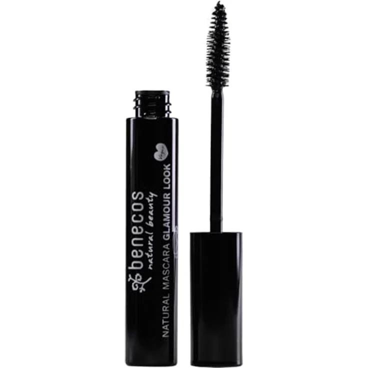 benecos Mascara Glamour Look ultimate black, 144 ml, bio-zertifiziert, tiefschwarze Farbintensität