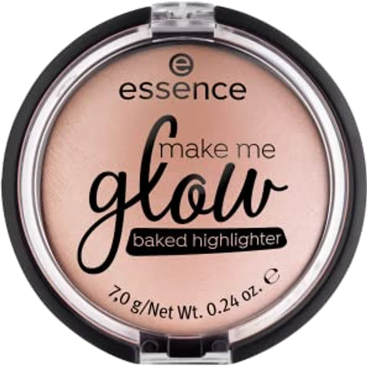 essence make me GLOW baked highlighter, Nr. 10 It's glow time!, nude, langanhaltend, schimmernd, natürlich, strahlend, vegan, Mikroplastik Partikel frei, Nanopartikel frei (6,5g) – Bild 2