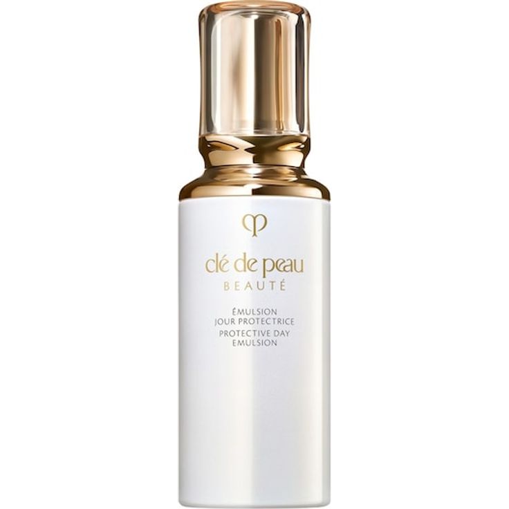 Clé de Peau Beauté Moisturizer Protective Day Emulsion Tagescreme, 125 ml, mit Lichtschutzfaktor 25 und Radiant Lily Extrakt, weiß-goldenes Design