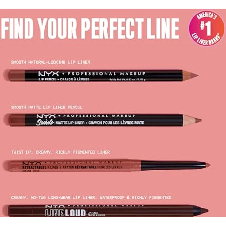 NYX SUEDE matte lip liner #cannes 1 g – Bild 10