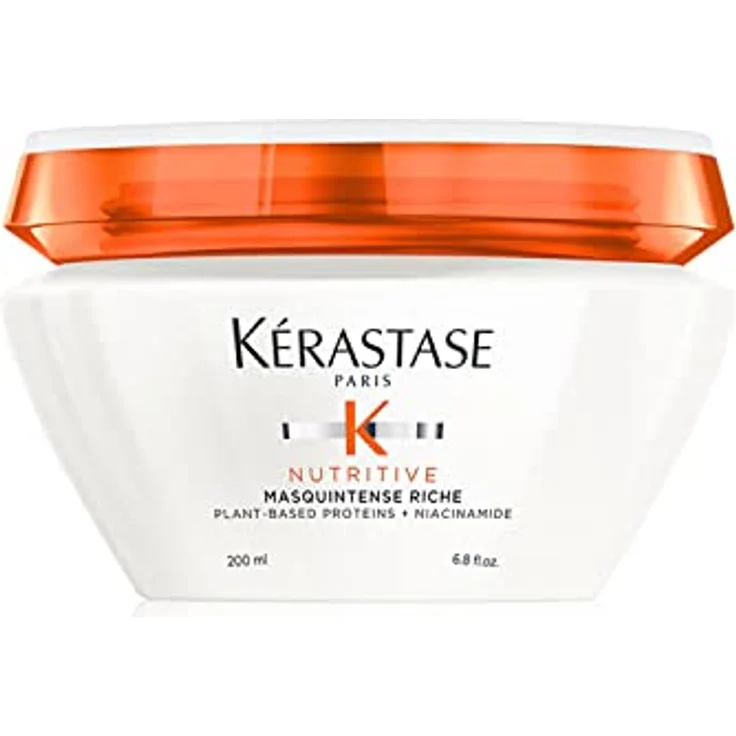 Kérastase Nutritive, Haarkur für sehr trockenes, feines bis mittleres Haar, Feuchtigkeitsspendend und pflegend, Ohne Parabene, Masquintense Riche Deep Nutrition, 200 ml – Bild 1