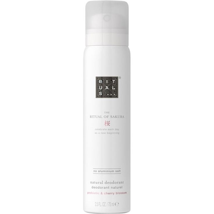 RITUALS The Ritual Of Sakura Natural Deodorant, 75 ml, Belebendes und langanhaltendes Deo für Damen mit pflegenden Eigenschaften