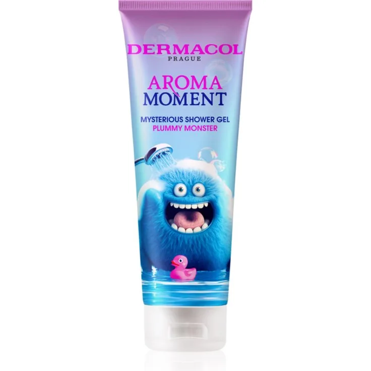 Dermacol Aroma Moment Plummy Monster, Duschgel für Kinder mit Pflaumenduft, 250 ml