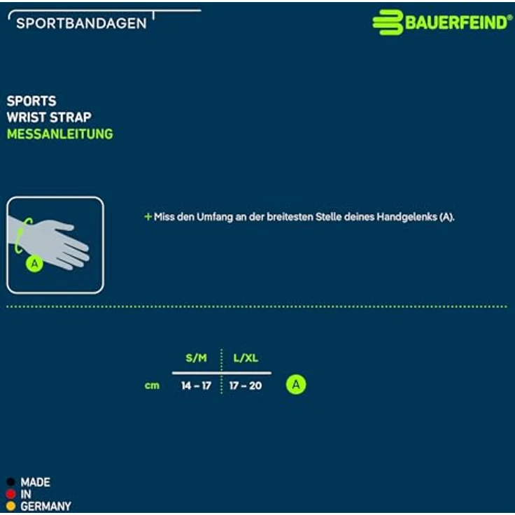 Bauerfeind Sports Handgelenkbandage rivera, Gr. L-XL - Preisvergleich – Bild 6