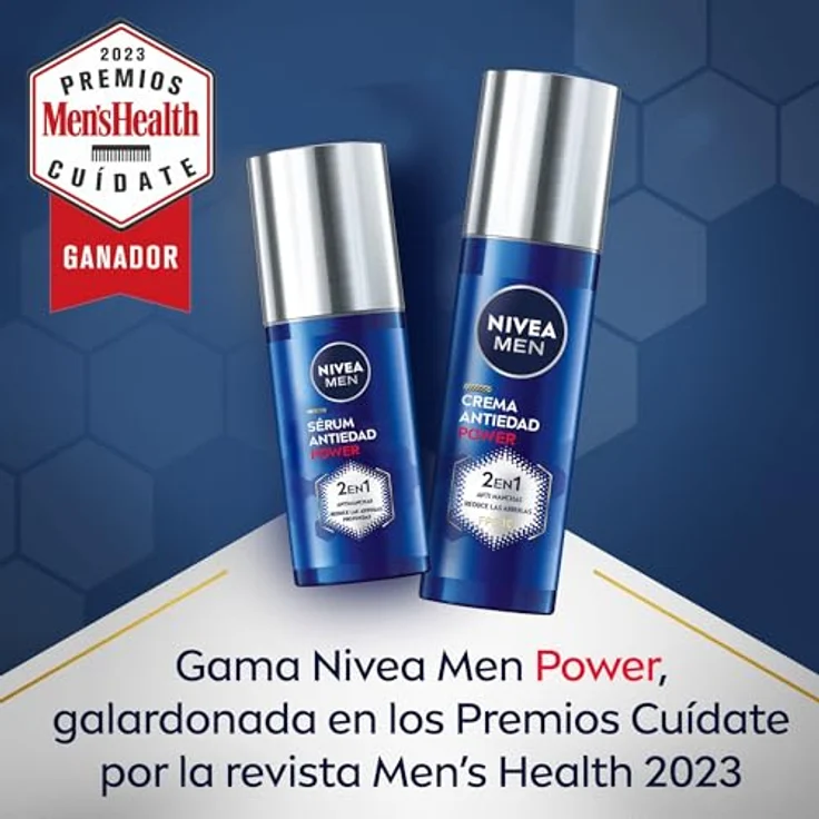 NIVEA MEN Gesichtscreme Men Anti-Aging Moisturizer mit SPF30, 50ml Tagescreme – Bild 2