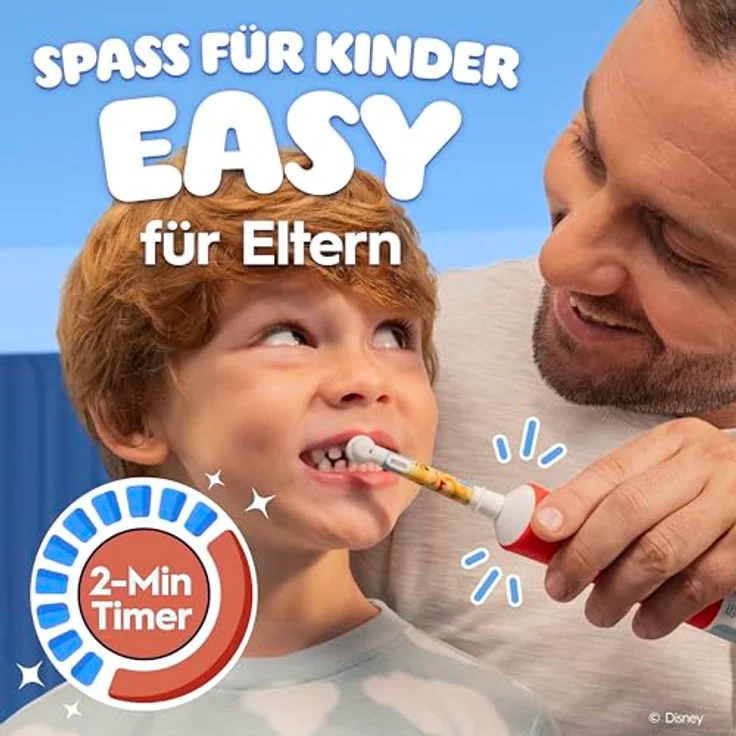 Oral-B Elektrische Kinderzahnbürste Pro Kids König der Löwen, Sensitiv+ Modus, extra weiche Borsten – Bild 9