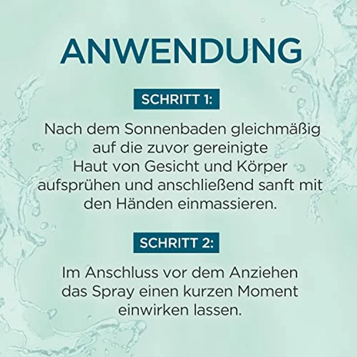 Garnier Ambre Solaire Garnier Ambre Solaire Feuchtigkeits-Spray After Sun Spray 200 ml – Bild 5