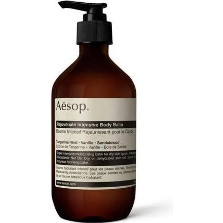 Aesop Rejuvenate Intensive Body Balm, hochwertige Körperlotion mit Pumpfunktion, 500 ml