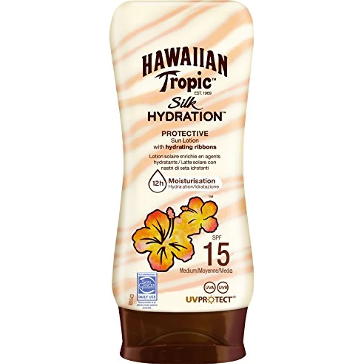 Hawaiian Tropic Silk Hydration Protective Sun Lotion Sonnencreme LSF 15, 180 ml, 1 St, 180 ml, 1 St – Bild 1