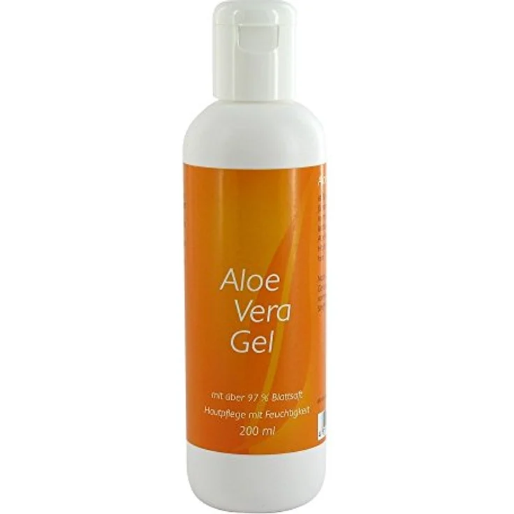 Allcura Aloe Vera Gel, 200 ml - Feuchtigkeitsspendende Hautpflege, beruhigend, nach Sonnenbad geeignet
