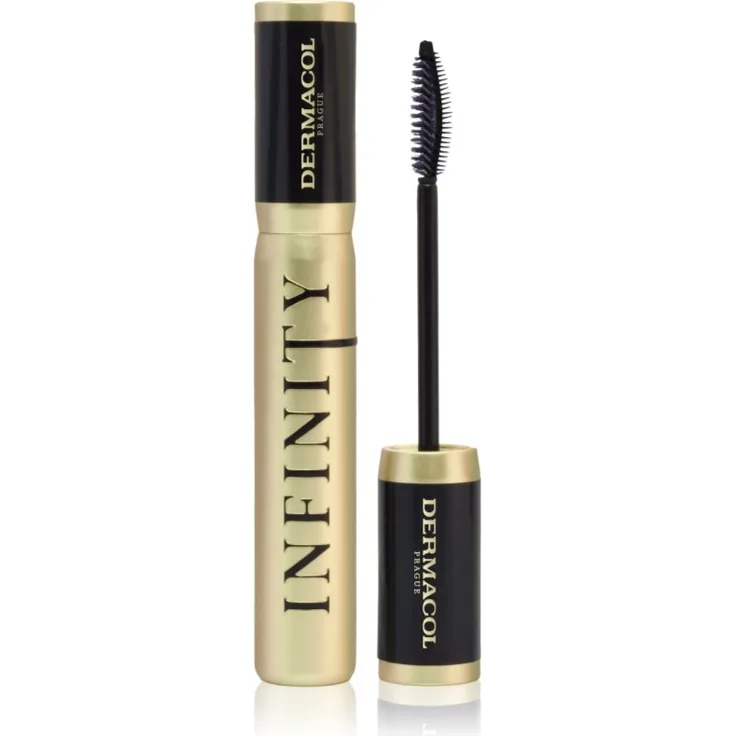Dermacol Infinity verlängernde Wimperntusche, langanhaltendes Volumen, Farbton Hyperblack, 6 ml