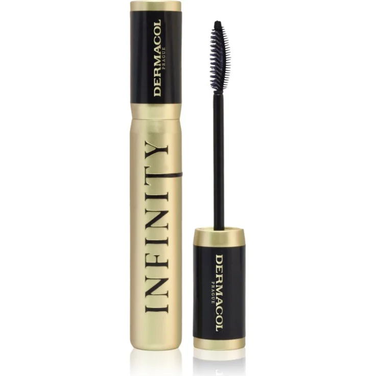 Dermacol Infinity verlängernde Wimperntusche, langanhaltendes Volumen, Farbton Hyperblack, 6 ml