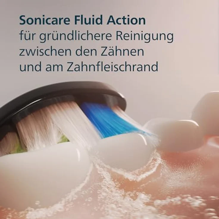 PHILIPS Sonicare W2 Optimal White, Original Ersatzbürstenköpfe, Schwarz, 4er-Pack, HX6064/88, bis zu 100% mehr Fleckenentfernung, Sonicare Technologie, BrushSync Funktion – Bild 5