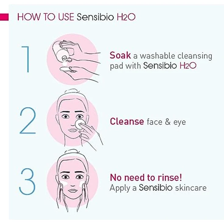 Bioderma Sensibio H2O Solution Micellaire Lotion 500 ml, für empfindliche Haut geeignet – Bild 6