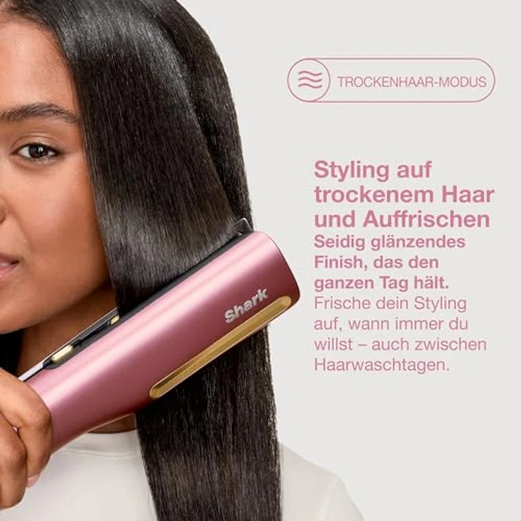 Shark Glätteisen, professionelles Stylinggerät mit hochwertigen Keramikplatten – Bild 8