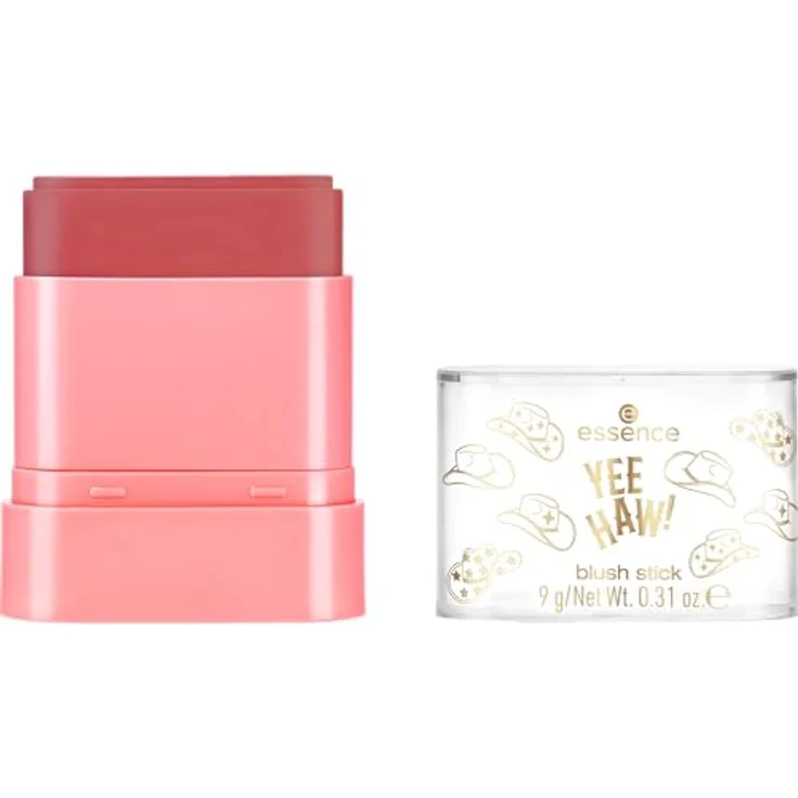 essence YEE HAW! mattes cremiges Rouge Stift, Farbton 01 Wild Heart, Country Soul, 9 g, vegan, langanhaltend – Bild 1