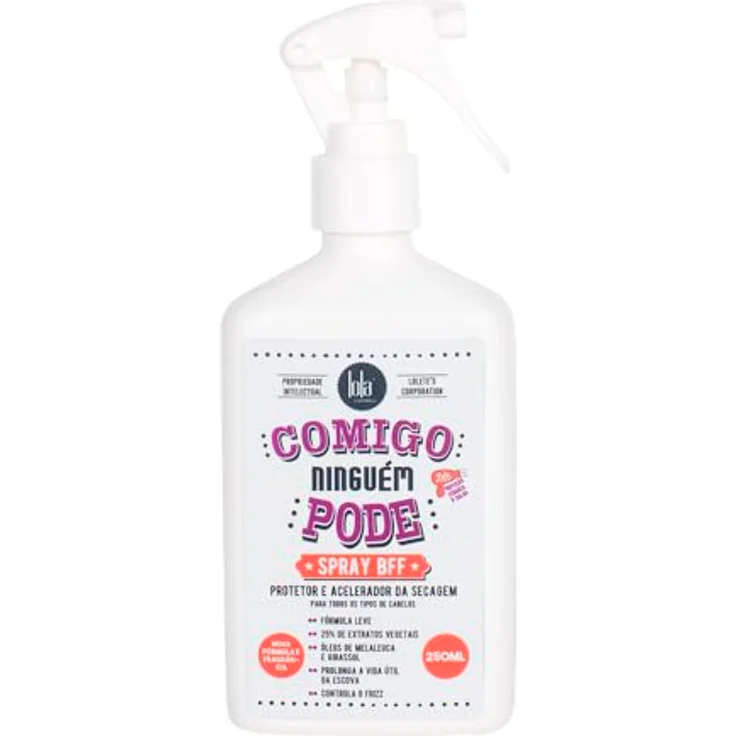 Lola Comigo Ninguém Pode Spray Bff, 250ml intensive Feuchtigkeitspflege für trockenes und strapaziertes Haar – Bild 1