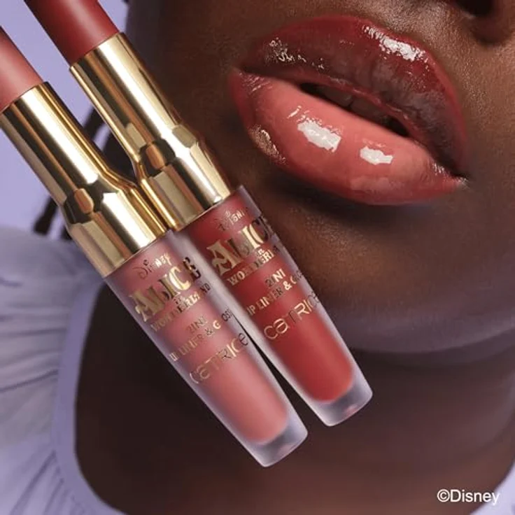 Catrice Disney Alice in Wonderland 2in1 Lip Liner & Gloss, warmes Rosenholz-Ton, 1,8 g – Bild 5