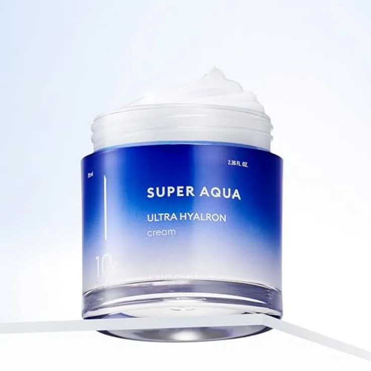 MISSHA Super Aqua Ultra Hyalron Creme, 70 ml, feuchtigkeitsspendende Gesichtscreme mit 10 Arten von Hyaluronsäure für strahlenden Teint – Bild 3