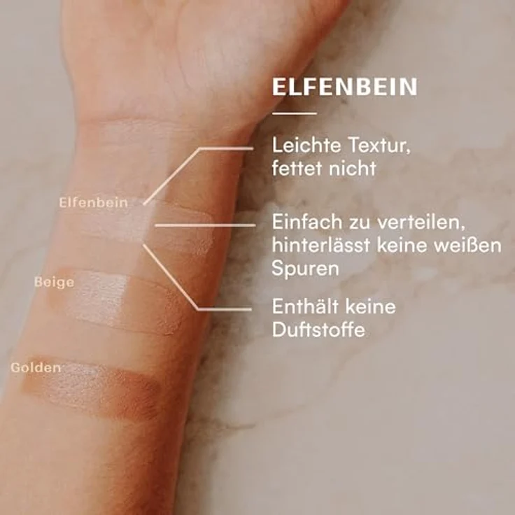 Laboratoires de Biarritz Getönte Sonnencreme Gesicht Elfenbein LSF50 Bio-zertifiziert Hydriert Mattiert Sorgt für gesundes Strahlen 50 ml Made in France – Bild 5