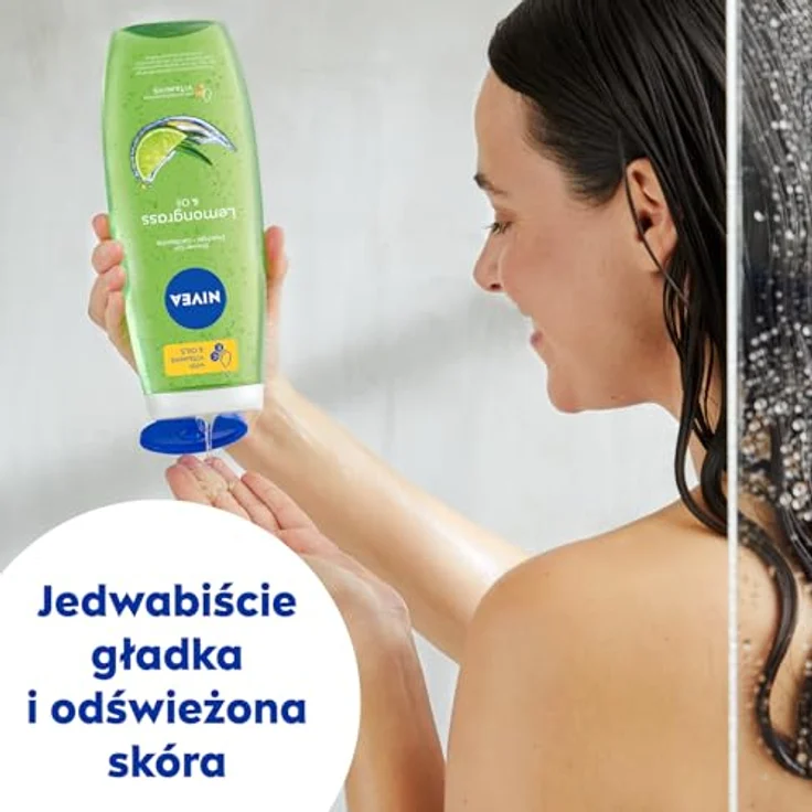 Nivea Lemongrass & Oil Erfrischendes Duschgel mit Ölperlen 500 ml – Bild 4
