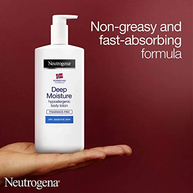 Neutrogena Deep Moisture Body Lotion Dry Skin 400 ml  – Bild 3
