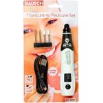 "PETER BAUSCH Maniküre-Pediküre-Set Akku Maniküre- und Pediküre-Set, 0399 - Kabellos mit 4 Aufsätzen, weiß"
