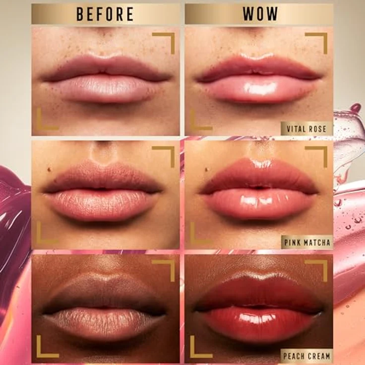 Max Factor Miracle Pure Lip Enhancer, Hydratisierendes Lipgloss in 030 Sweet Cherry, 12 ml mit hohem Glanz und feuchtigkeitsspendender Formel – Bild 4