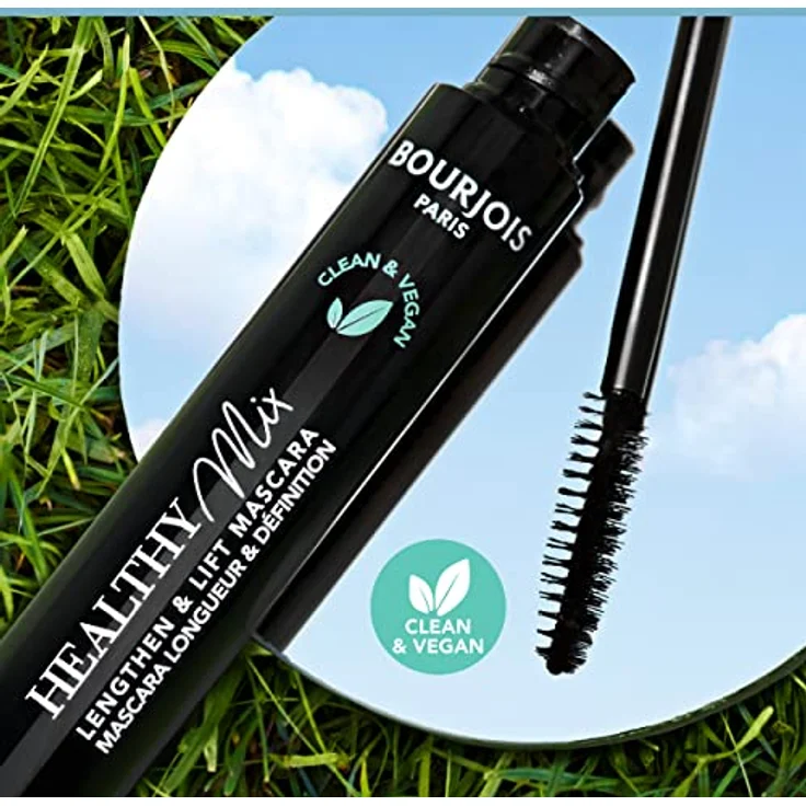Bourjois Healthy Mix Volumenmascara, Wimpernverlängernd, Farbton 002 Ultra Brown, 7 ml – Bild 6