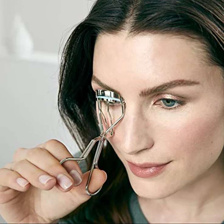 ZWILLING Wimpernzange aus Edelstahl mit mintfarbenen Silikonpads, alle Augenformen, Silber – Bild 2