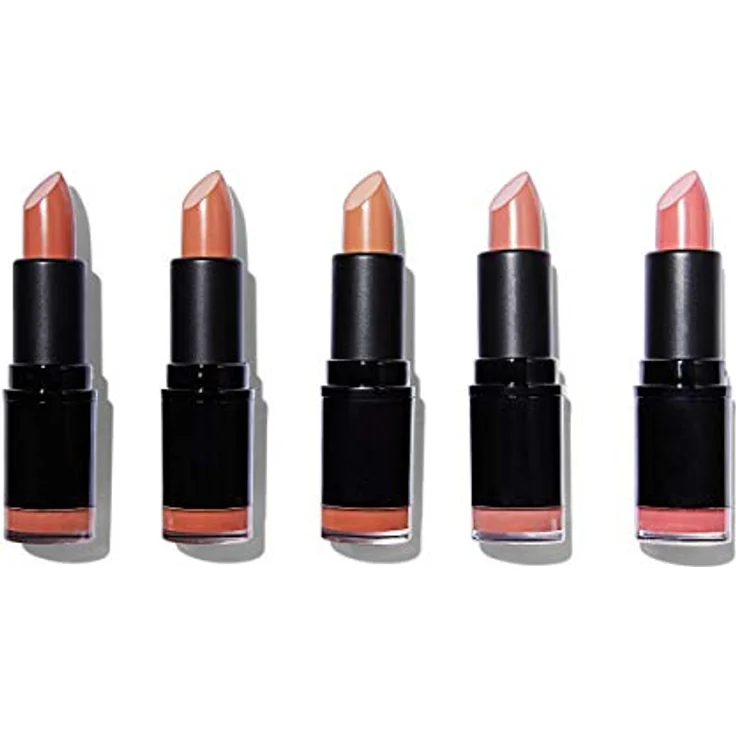Revolution Beauty London Revolution Pro Lippenstift Kollektion, Bare, 5x3.2g, 5 cremige Nude-Töne, tierversuchsfrei – Bild 2
