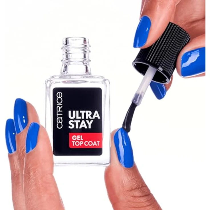 Catrice Ultra Stay Gel Top Coat, Überlack, Transparent, langanhaltend, schnelltrocknend, vergrößernd, vegan, ohne Mikroplastikpartikel, ohne Konservierungsstoffe, ohne Parfüm, 1er Pack (10.5ml) – Bild 5