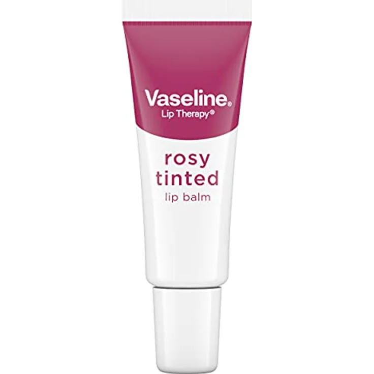 Vaseline Lippenbalsam Rosy Tinted schützt die Lippen vor dem Austrocknen hergestellt mit 100% reiner Vaseline 10 g – Bild 1