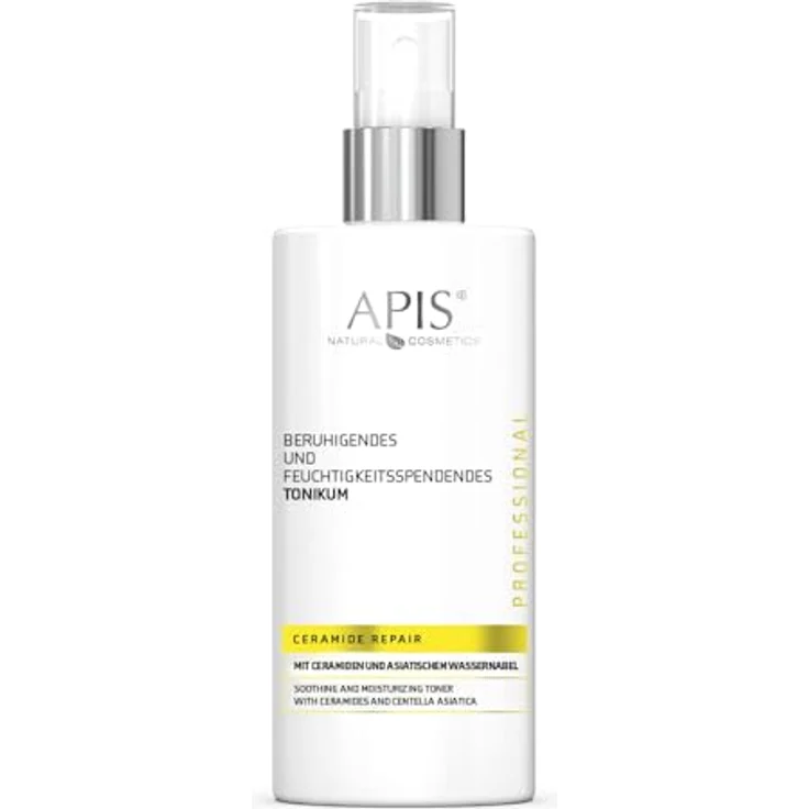 Apis Natural Cosmetics Ceramide Repair Feuchtigkeitscreme und beruhigendes Tonikum für trockene Haut, 300 ml, mit Ceramiden und Hyaluronsäure – Bild 1