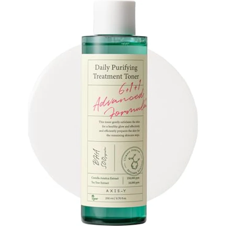 AXIS-Y Daily Purifying Treatment Toner 200ml, Toner for Clearer Skin with Soothing Properties – Bild 1