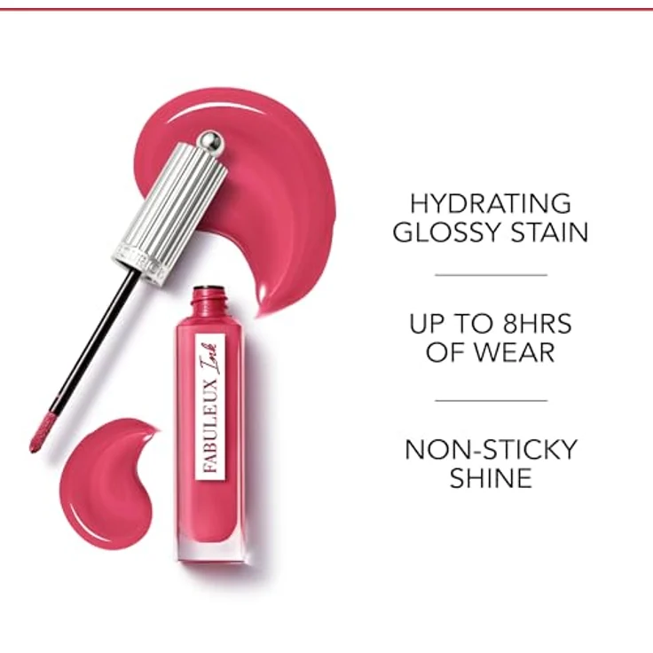 Bourjois Fabuleux Ink, Lippenstift mit flüssiger Tinte, glänzendes, transferfreies Finish, 3,5 ml – Bild 3
