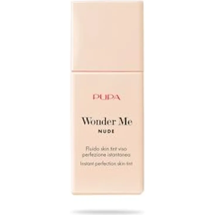 Pupa Wonder Me Nude Fluid Skin Tint, Foundation für sofortige Perfektion, 30 ml, Farbe 020 Almond