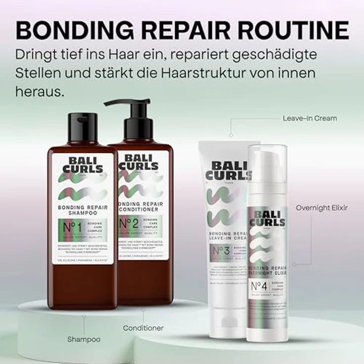 Bali Care Haarschaum Bonding Overnight Elixir, 100ml für intensive Haarregeneration und tiefenwirksame Reparatur – Bild 6