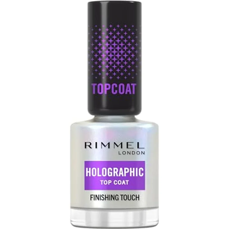 Rimmel London, Holographic Top Coat, Nagelbehandlung, 12 ml – Bild 1