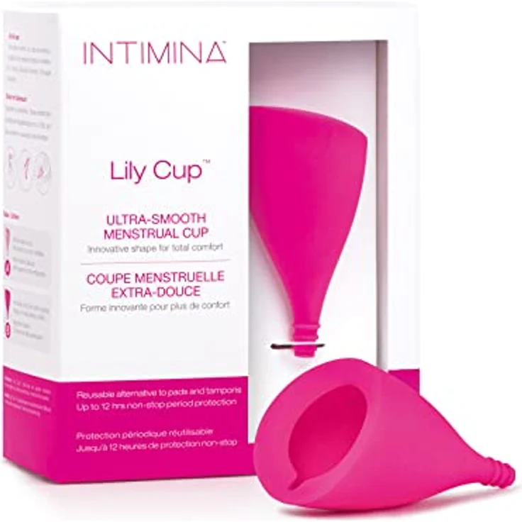Intimina Lily Cup B Menstruationstasse, 32 ml, umweltfreundlich, hypoallergen, geeignet für Sport und Schwimmen – Bild 1
