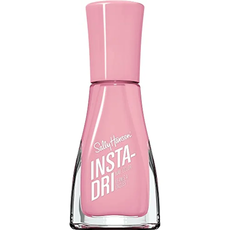 Sally Hansen Insta Dri Nagellack, Rosa (263 Racing Rose), 9.17 ml - Schnell trocknender 3-in-1 Nagellack mit bis zu 33% längerem Halt – Bild 1