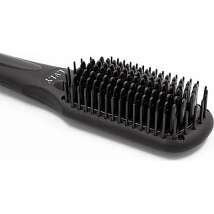 LVLY Haarglättbürste Glättungsbürste, Temperaturstufen 80–230 °C, Warmluftbürste, Haarglätter, Bürste, pink – Bild 6