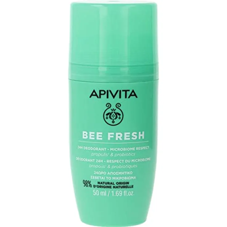Apivita Bee Fresh 24H Deodorant Microbiome Respect, 50 ml - Erfrischendes Deodorant